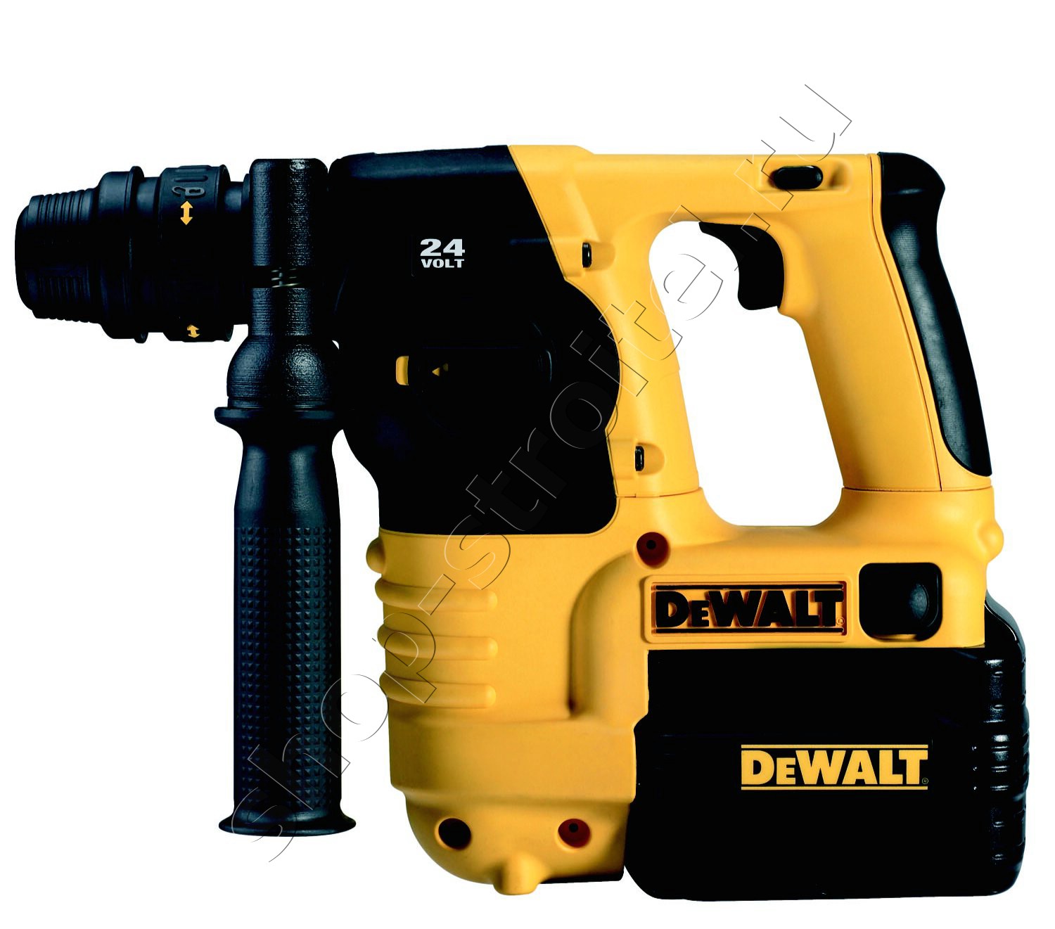 Увеличенная фотография Аккум. перфоратор DeWalt DC 222 KA (24 В, 2x2,0 А/ч)